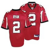 Matt Ryan Jersey: Reebok Red Replica #2 Atlanta Falcons Jersey - Small