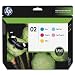 Original HP 02 Ink Cartridges Combo-Pack (5 Color Cartridges) in Retail Packaging