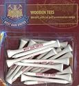 West Ham United FC Wooden Golf Tees