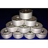 20 Prewound 90 Weight Thread Embroidery Bobbins Size A Class 15 Style 15J For Brother Baby Lock SA156
