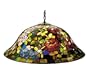 Meyda Tiffany 31124 Rosebush Pendant, Mahogany Bronze Finish with Stained