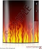 Sony PS3 Skin Fire on Black