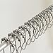 RBEC Products Shower Curtain Rings, Polished Chrome - Set of 12