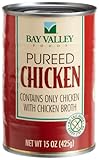 Bay Valley Foods Pureed Chicken with Chicken Broth,15-Ounce Cans (Pack of 6)