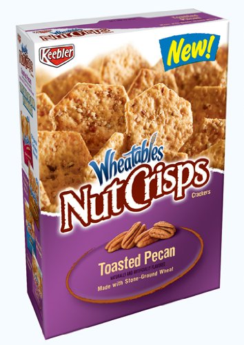 Wheatables Nut Crisps Crackers, Toasted Pecan, 8.5-Ounce Boxes (Pack of 6)