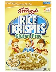 Grocery: Kelloggs Rice Krispies Gluten Free Cereal, Whole Grain Brown Rice, 12-Ounce Boxes (Pack of 4) - Rice Krispies