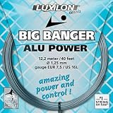 Luxilon Big Banger ALU Power 16L Tennis String, Ice Blue