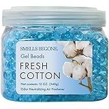 SMELLS BEGONE 52012 Odor Neutralizing Gel Beads, Fresh Cotton