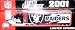 Oakland Raiders 2001 NFL White Rose Diecast Peterbilt Kenworth Tractor Trailer 1/80 Scale Truck Collectible Team Car Football