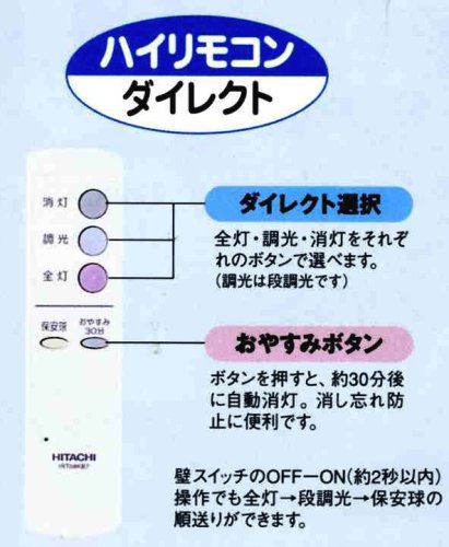 Cover image : HITACHI シーリングライト 蛍光灯100W形 8～12畳(ペアルミック100形) DRC10732LK