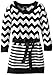My Michelle Big Girls' Dress Chevron-To-Stripe Sweater Tunic