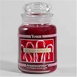 22OZ CRANBERRY PEPPERMINT YANKEE CANDLE