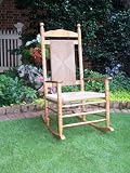 Birch Woven Rocking Chair