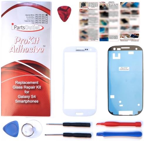 S3 ProKit for Samsung Galaxy S3 Screen Glass Lens repair Kit Marble White for Samsung Galaxy S3 i9300 I747 T999 s3 prokit adhesive plus UV Glue
