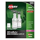 Avery UltraDuty GHS Chemical Labels for Laser Printers, Waterproof, UV Resistant, 3.5" x 5", 200 Pack (60503)