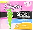 Playtex Sport Tampons, Unscented Super Plus Absorbency, 36 count