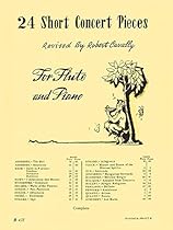 24 Short Concert Pieces: Flute and Piano (2-book set, flute and piano)