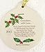 GrandSon with Love Porcelain Ornament Grandchild Simple Honest Pure Joy