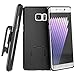 Galaxy Note 7 Belt Clip Case, Encased Ultra-thin (SlimLine Series) Protective Case & Holster (Smooth Black)