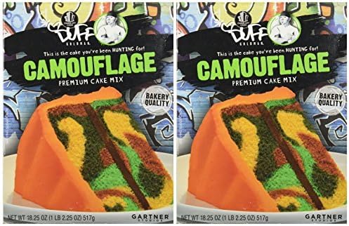 Duff Goldman, Premium Cake Mix, Camouflage, 18.25oz Box (Pack of 2) by Duff Goldman