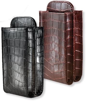 Feducci Double Soft Case w/ Slip Closure in Black