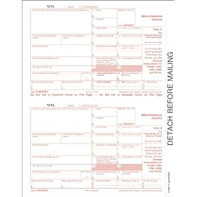Tops 5-Part Miscellaneous 1099 Tax Forms For Laser Printers 50 Pack (22993)>