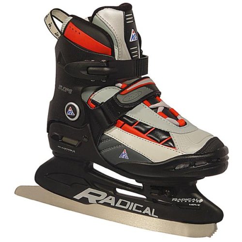 K2 Schlittschuhe Kinder Ice Slope, schwarz/rot Groeße L