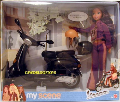 Barbie My Scene MADISON DOLL & VESPA Giftset AA (2003)