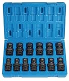Grey Pneumatic Corp 1313UM 1/2'' Drive Standard Length Metric Universal Set - 13 Piece