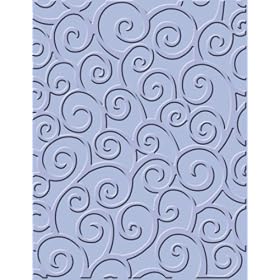 Cuttlebug 37-1142 A2 Embossing Folder, D'vine Swirls