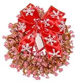 Caramel Creme Candy Wreath