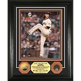 Highland Mint MLB San Francisco Giants Tim Lincecum 2009 NL Cy Young Winner Gold Coin Photo Mint
