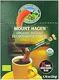 Mount Hagen Organic Instant Decaffeinated Coffee, 25-Count Single Serve Sticks