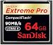 SanDisk 64GB Extreme Pro CF Card - UDMA 90MB/s 600x (SDCFXP-064G-P91, Retail Package)