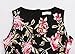 Women's Vintage 1950's Sleeveless Floral Spring Garden Party Picnic Dress,Multicoloured,Large