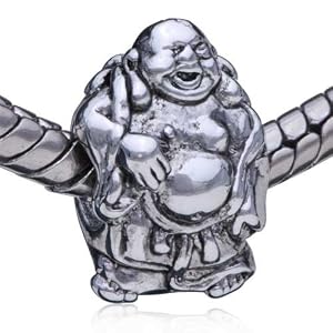 Buy Laughing Buddha European Charm Beads- Pandora Bead and Bracelet Compatible