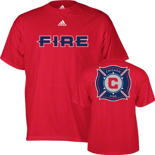 Adidas Mls Chicago Fire Primary Logo T-Shirt Adidas Mls Chicago Fire Primary Logo T-Shirt