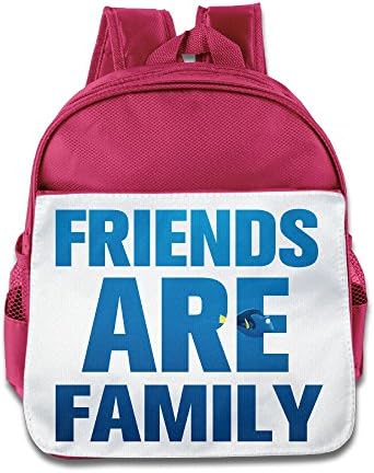 LINNA Cute Friends Are Family Kids Schoolbag For 1-6 Years Old Pink