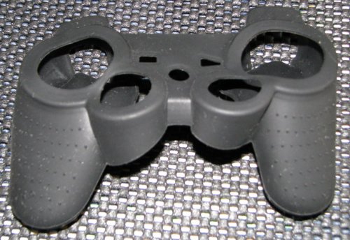 Silicone Skin Case for Sony PS3 Dual Shock 3 Controller BLACK (2 Pack)