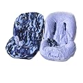 Little Luxe Toddler Car Seat Cover - Blue Camo