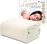 HOMEFRONT PREMIUM DOUBLE SIZE FULLY FITTED WASHABLE LUXURY FLEECE MATTRESS COVER DUAL CONTROL (INDIVIDUAL HEAT CONTROL FOR BODY & FEET) by AWARDED WHICH ? BEST BUY ELECTRIC BLANKET