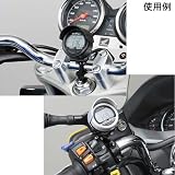 TANAX タナックス MOTO FIZZ モトフィズ 電波クロック ブラック MF-4672