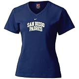 Nike - Nike San Diego Padres Navy Ladies Ligature Arched