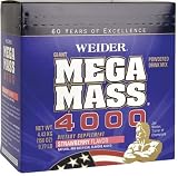 Review Weider  / Weider Mega Mass 4000 9.77 Lb Strawberry Box