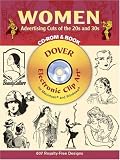 Women Advertising Cuts of the 20s and 30s CD-ROM and Book (Electronic Clip Art)