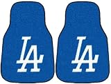 Fan Mats 6526 MLB - Los Angeles Dodgers 18" x 27" Carpeted Car Mat Set