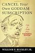 Cancel Your Own Goddam Subscription: Notes and Asides from National ReviewPM