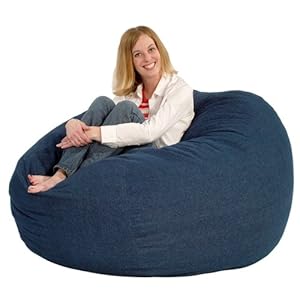 Comfort Research Fuf Large Foam Bean Bag Chair