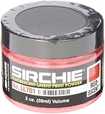 Sirchie REDescent Fluorescent Latent Fingerprint Powder, 2 oz Jar, Red