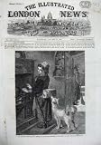 1867 WOMEN FOOD PARCEL FIRE COOKER DOG BONAVIA FINE ART